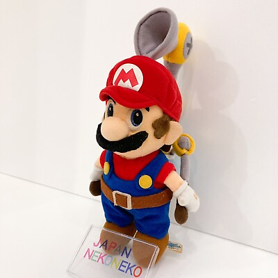 #ad RARE 2002 Super Mario Sunshine Sanei M Size Plush Doll Toy 28cm Japan Nintendo $450.00