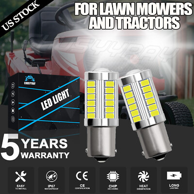 #ad 2pcs 1156 Bright LED for MTD lawn tractor head light bulb BA15S 1156 bulbs mower $3.99