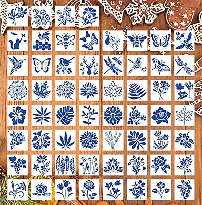 #ad Stencils for Painting 60 PiecesReusable Stencils for Crafts DIY Drawing Tem... $20.00