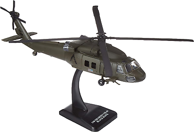#ad New Ray Sky Pilot UH 60 Black Hawk Diecast Helicopter Replica 1:60 Scale $38.90