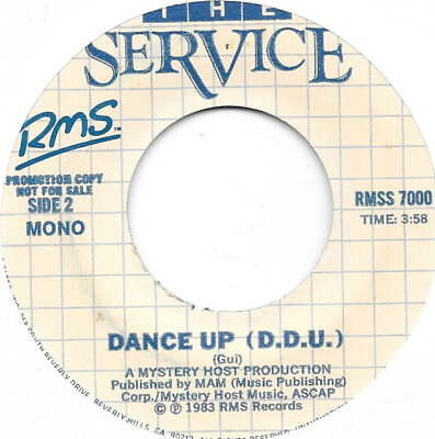#ad THE SERVICE Dance Up on RMS electro boogie PROMO 45 HEAR $12.00