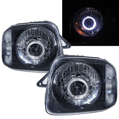 #ad AZ Offroad 1998 2018 Guide LED Angle Eye Projector Headlight Black for MAZDA LHD $598.94
