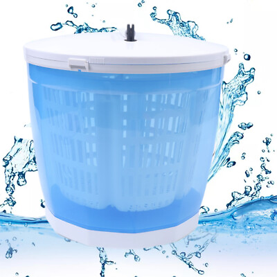 #ad 2 in 1 Portable Machine Dryer Mini Traveling Outdoor Compact Spin Blue $48.88
