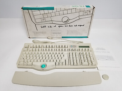 #ad Vintage Focus Electronics FK 9200 Trackball Keyboard Bad Left Side Space Bar $49.99