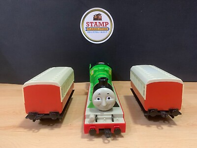 #ad FOR PARTS Tomy TAKARA Departing Now MOTORIZED Henry the Big Green Engine $55.00