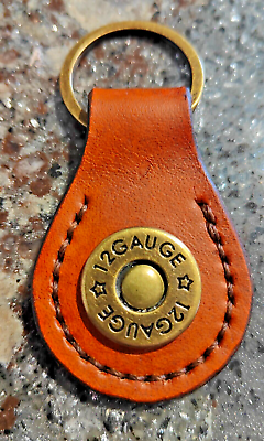 #ad Handmade Leather Concho Key Fob $12.99