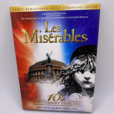#ad Les Miserables In Concert DVD 2012 2 Disc Set Special Edition RARE NEW $69.94