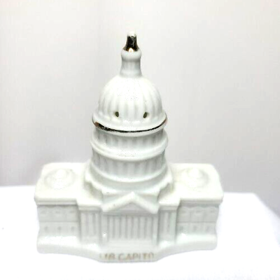 #ad VINTAGE WASHINGTON DC SALT SHAKER U.S. CAPITOL Ceramic Made In Japan $8.88