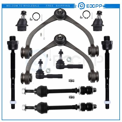 #ad 10 Upper Control Arms Lower Ball Joints Sway Bars For 05 10 Dodge Dakota 2WD 4WD $85.21