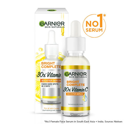 #ad Garnier Light Complete VITAMIN C 30X Booster Face Serum 30 ml FAST FREE SHIPPING $15.95