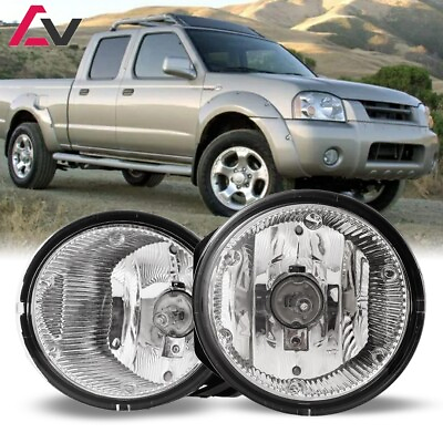 For Nissan Frontier 01 04 Clear Lens Pair Bumper Fog Light Lamp Replacement $44.14