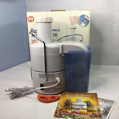 #ad Jack LaLanne#x27;s Power Juicer Model CL 003AP Tristar Products Color White New $179.99