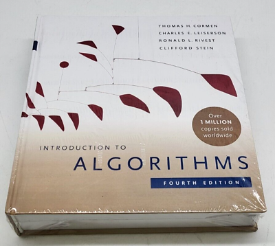 #ad New .Introduction to Algorithms Fourth Edition by Charles E.Leiserson Thomas. $44.98