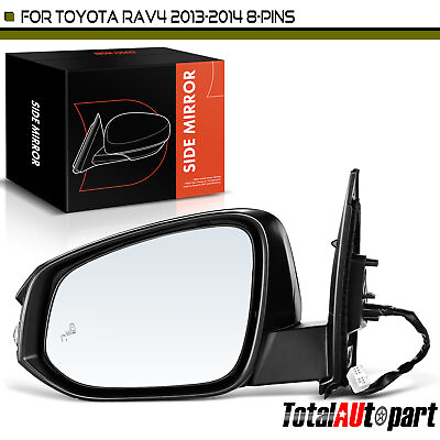 #ad Black Power Heated Mirror w Signal for Toyota RAV4 2013 2014 Left 879400R100G0 $49.99