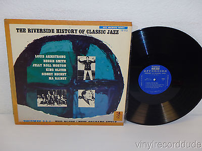 #ad Riverside History Of Classic Jazz Vol 3amp;4 Blues Orleans RLP 12 113 Bessie Smith $12.99