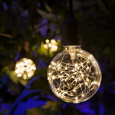 #ad LED Fairy Light Bulb Multiple Color Home Patio Garden Globe Party Lamp Bulbs $8.94