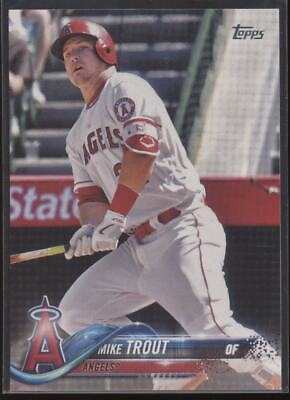 #ad 2018 Mike Trout Topps Series 1 #300 B1391 $2.00