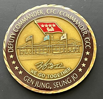 #ad Gen Jung Seung Jo Korea Deputy Commander CFC GCC Challenge Coin Medal Token $25.55