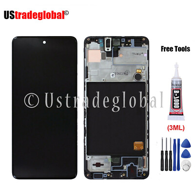 #ad Replacement For Samsung Galaxy A51 4G A515 LCD Touch Screen Digitizer Frame $23.99