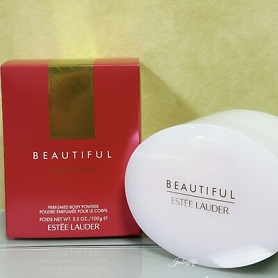 #ad Estee Lauder Beautiful Perfumed Body Powder with Puff 3.5oz 100g New amp; Boxed $39.00