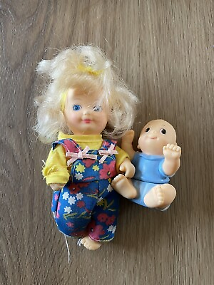 #ad VINTAGE CITITOY MY BABY SISTERS Dolls 1990 Sister And Baby $6.99