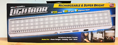 #ad Light Bar 60 LED Super Bright Rechargeable Auto Light Sensor 720 Lumen w Stand $28.80