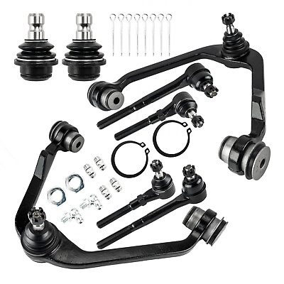 #ad 8pcs Suspension Kit Upper Control Arm Tie Rod For 1997 02 Ford F150 Expedition $80.90