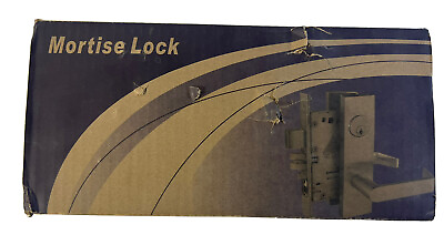 #ad Commercial Mortise Lock and Handle Kit New w 7 Keys Manual and Template $49.99