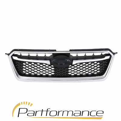 #ad Front Bumer Grille Grill w Molding Trim Fit For SUBARU Impreza 2015 2016 $55.99