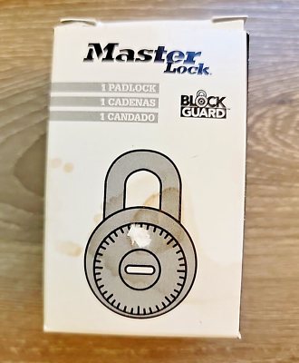 #ad Master Lock Combination Padlock New in Box $2.00