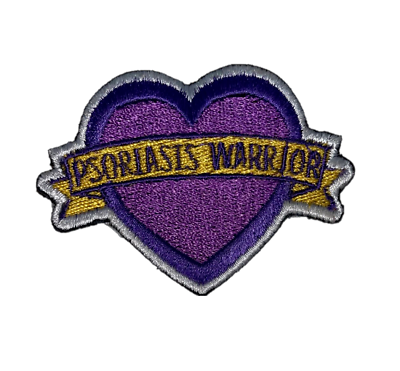 #ad Psoriasis Warrior Embroidered Patch sew iron on Motivational Patches for clothes GBP 2.49