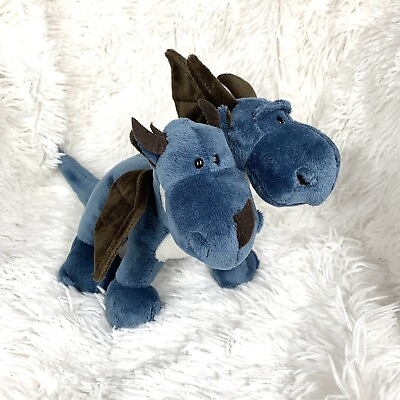 #ad Nici Double Headed Dragon Blue 15quot; Plush Germany Stuffed Animal 2 Headed Hydra $20.89