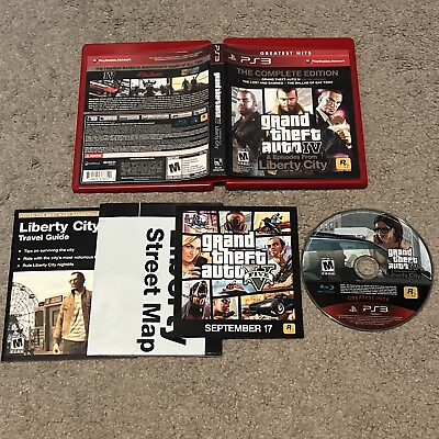 #ad Grand Theft Auto IV GTA 4 Complete Edition Greatest Hits Playstation 3 PS3 CIB $29.99