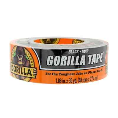 #ad Gorilla 30 Yard Black Tough Duct Tape Single Roll Pack of 1 $12.99