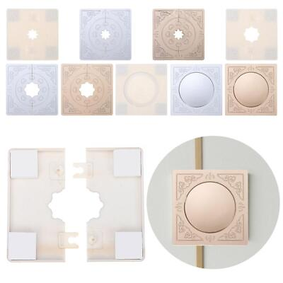 #ad 86 Type Wall Wire Hole Cover Self adhesive Panel Decor Cover Home Improvement AU $5.96