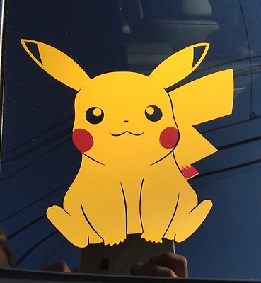 #ad Pikachu Pokemon Decal Sticker Car Label $6.99