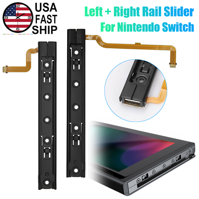 #ad 💥1Pair Slider Rail Left Right Sliding For Nintendo Switch Console Wholesale $9.89