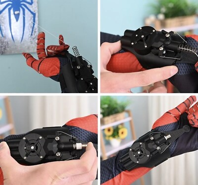 #ad Spiderman Web Shooters Spider Man Wrist Launcher Upgraded Version Peter Parker $49.99