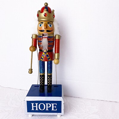 #ad Nutcracker King by Erzgebirgisch Volk Kunst Musical With Moving Arms Germany $25.46