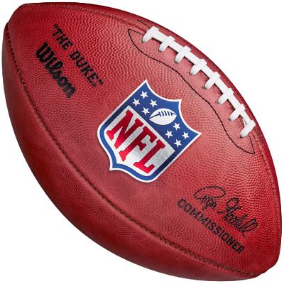 #ad Wilson NFL Football Official Leather Game Football quot;The Dukequot; Roger Goodell NEW $139.88