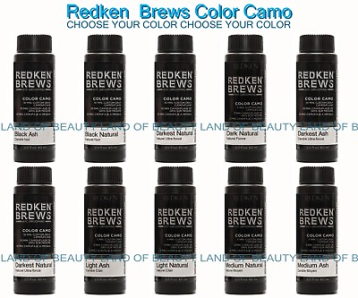 #ad Redken BREWS Color Camo Haircolor 5 Min Custom Gray Camouflage 2oz Pick Yours $14.99