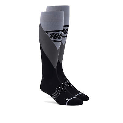 #ad 100% HI SIDE Thin MX Socks Black S M $29.57