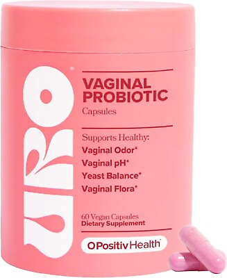 #ad URO Vaginal Probiotics for Women pH Balance with Prebiotics amp; Lactobacillus New $39.95