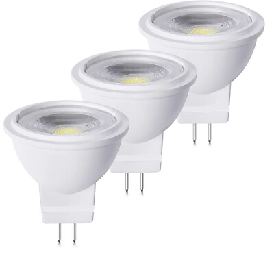 #ad 3W MR11 GU4 LED Bulbs 12V AC DC GU4.0 Bi Pin Base LED Spotlights 25W MR11 Bulbs $16.33