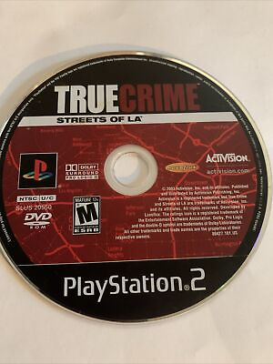 #ad True Crime: Streets of L.A. Sony PlayStation 2 2003 PS2 Game Disc Only $8.89