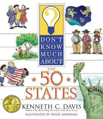 #ad Don#x27;t Know Much About the 50 States Paperback By Davis Kenneth C. GOOD $3.73