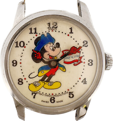 #ad Vintage Bradley American Bicentennial Children#x27;s Mechanical Wristwatch EB 8800 $30.00