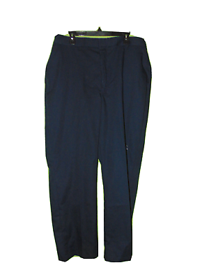 #ad Red Kap Navy Blue Work Pants 22 Women New Elastic Back $21.60