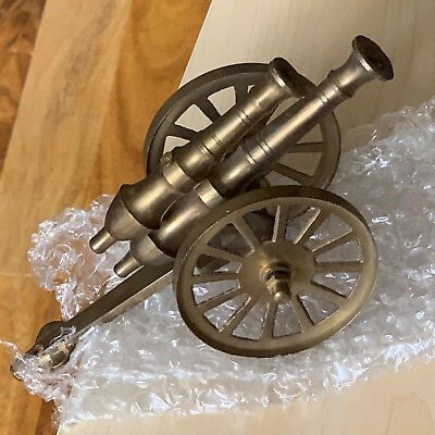 #ad Metal Tabletop Artillery Cannon Paper Weight Centerpiece  $29.00