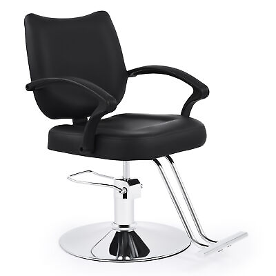 #ad Classic Barber Chair Hydraulic Hair Styling Salon Beauty Spa Chair 550 lb.Black $119.99